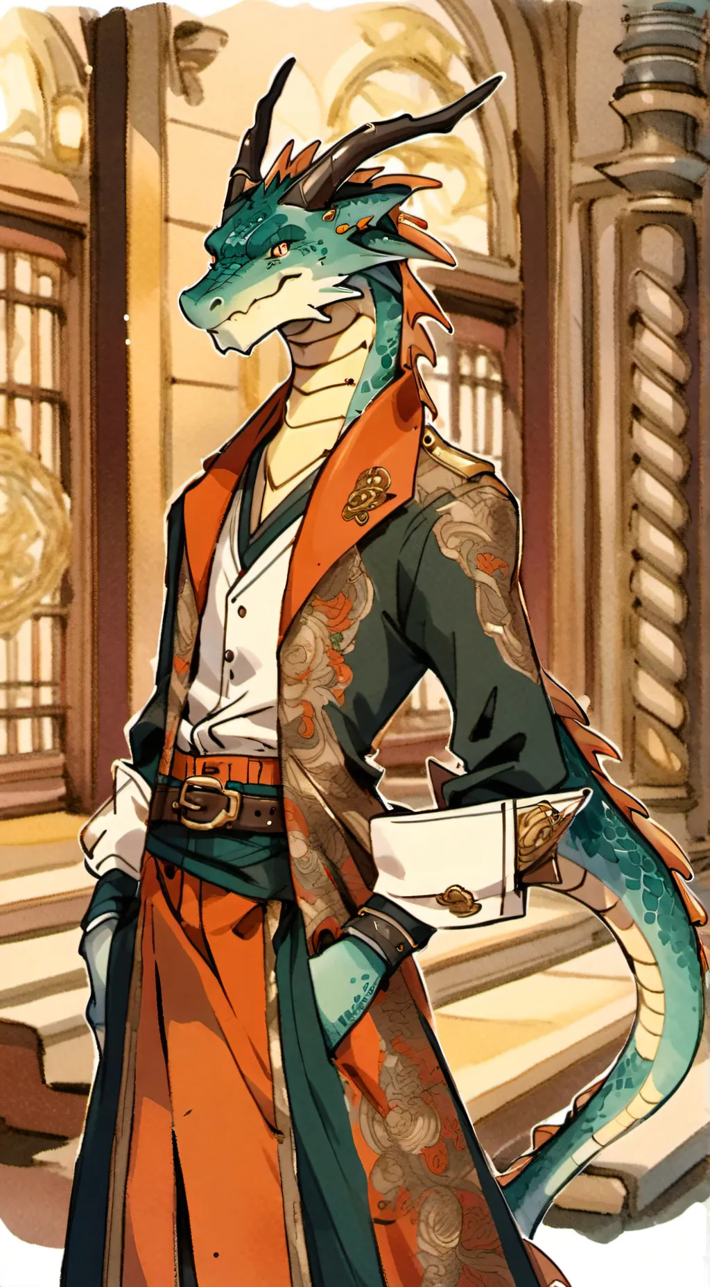 ai character: captain Christian  background