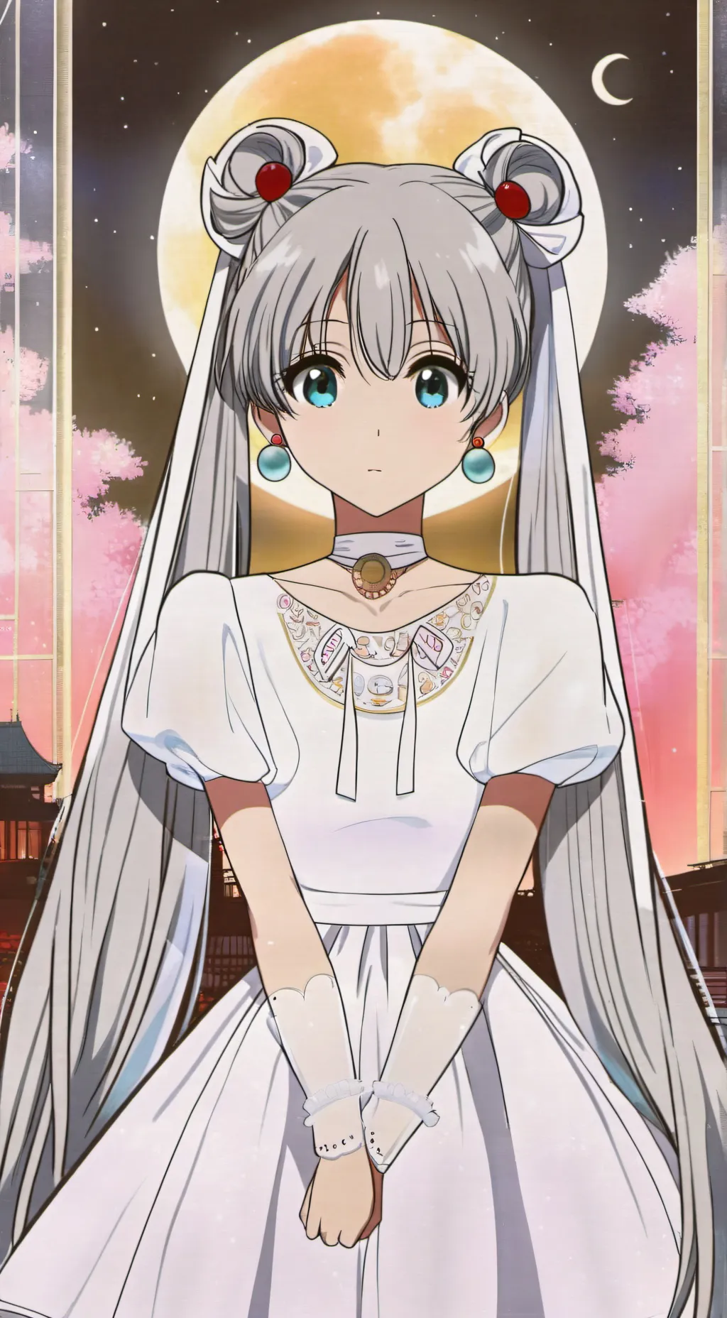ai character: princess serenity  background