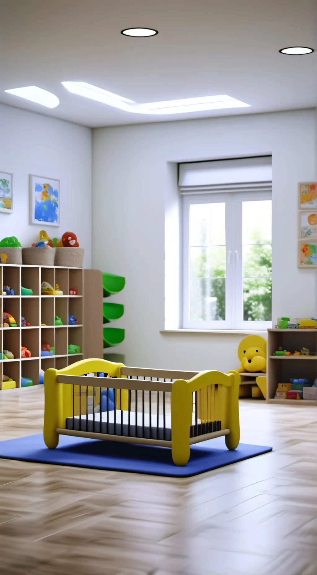 ai character: Sunshine daycare  background