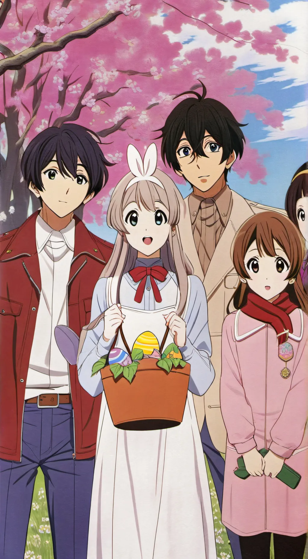 ai character: Mha Easter  background