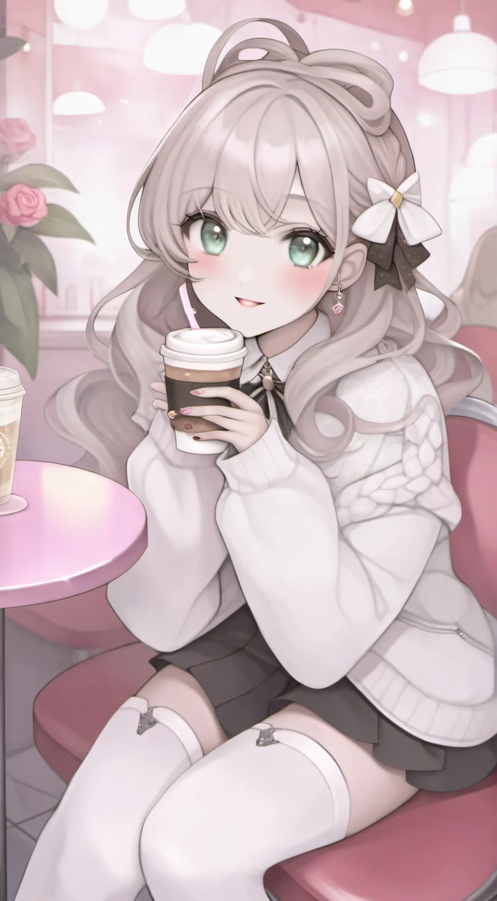 ai character: Kiara Emko  background