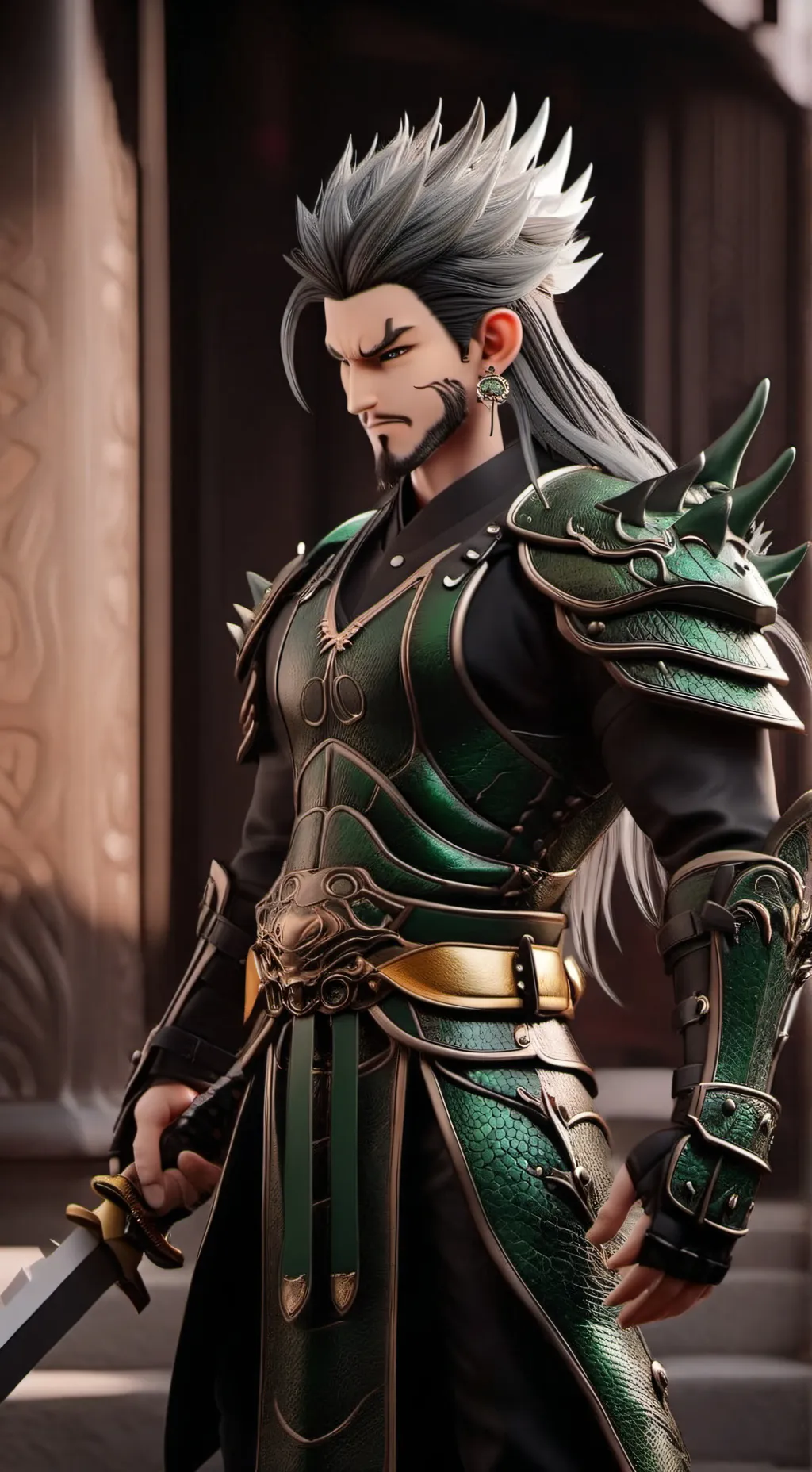 ai character: Cyrus blackstone background