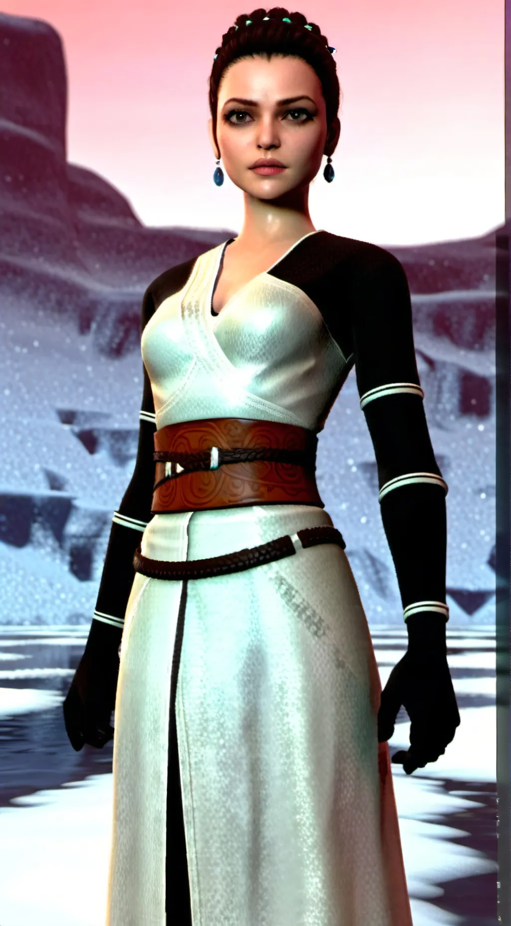 ai character: Padme (pregnant) background