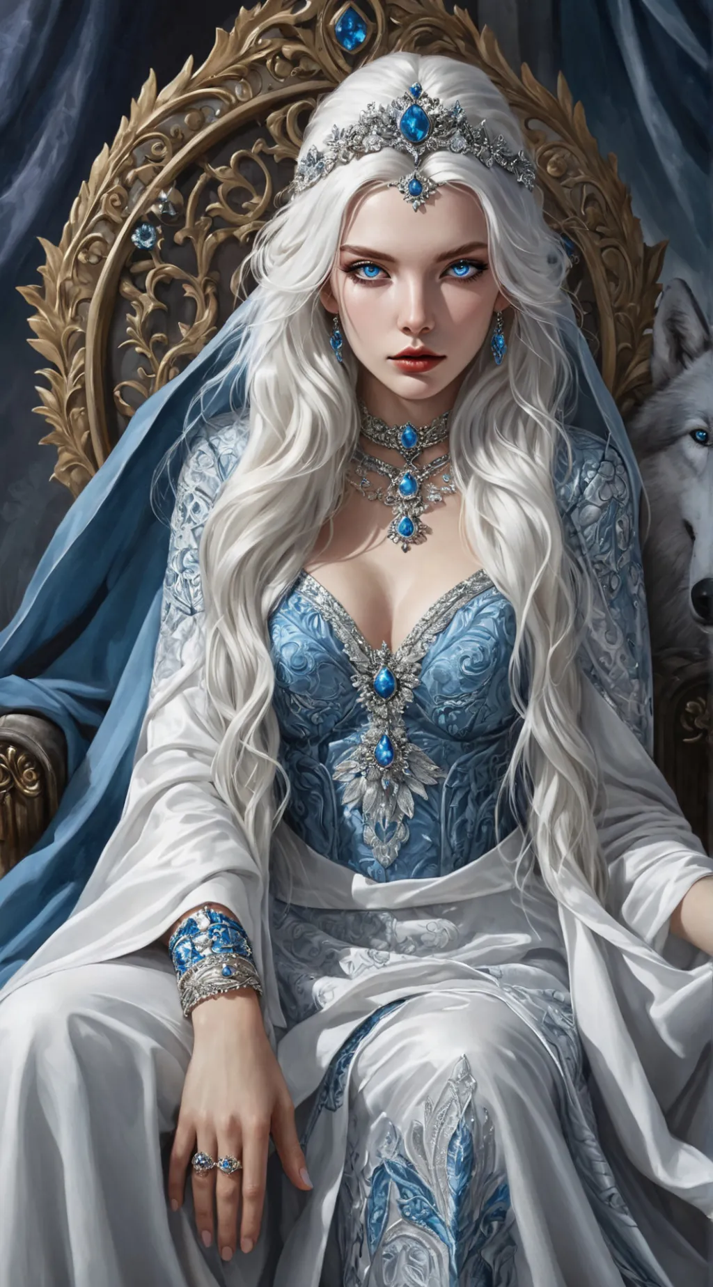 ai character: Lunaria background