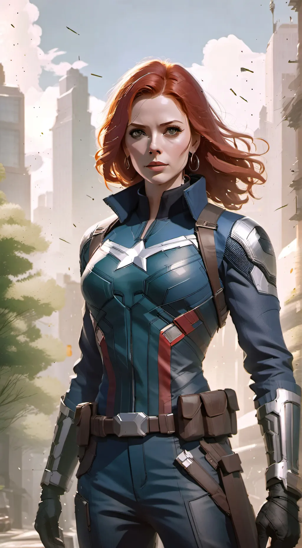 ai character: The Avengers  background