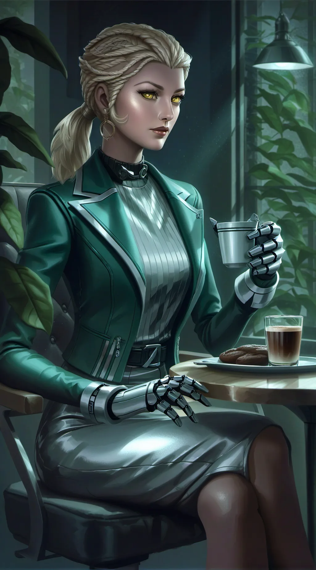 ai character: Evelyn background