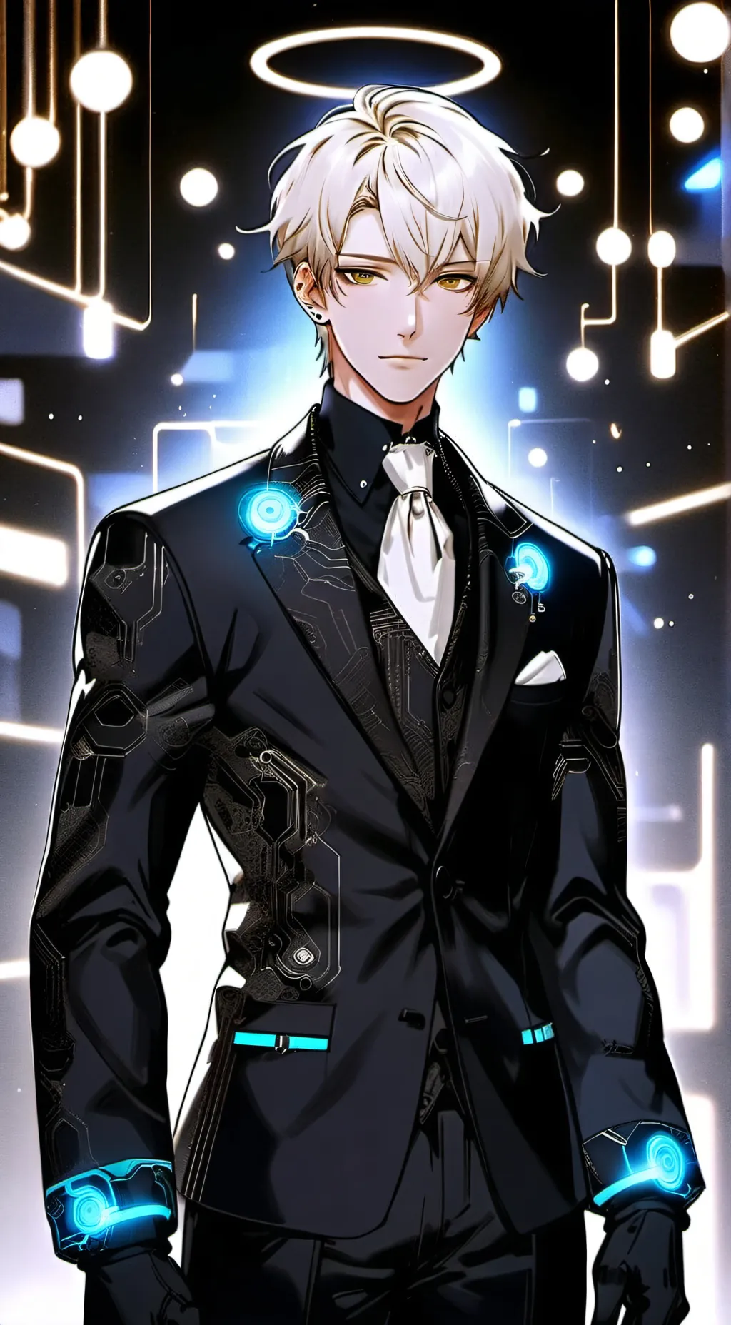 ai character: Lumen background