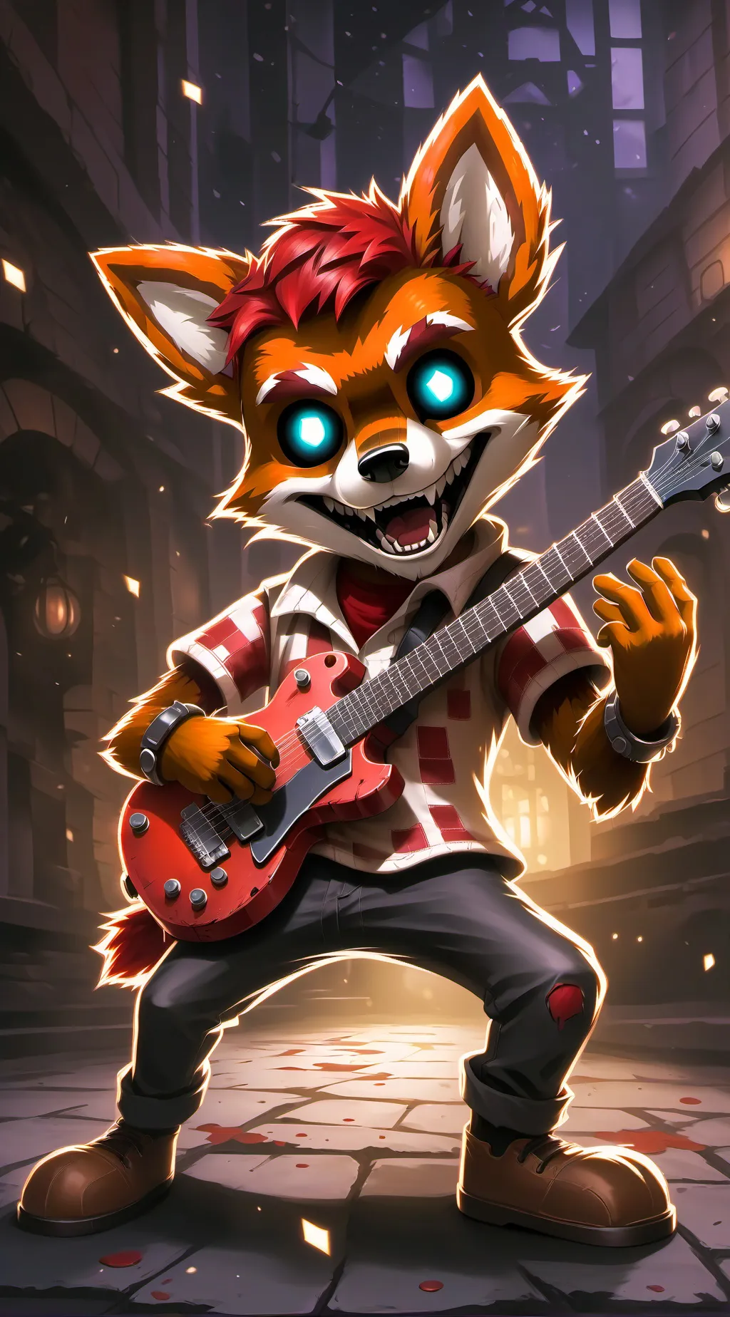 ai character: Kitsune Jax background