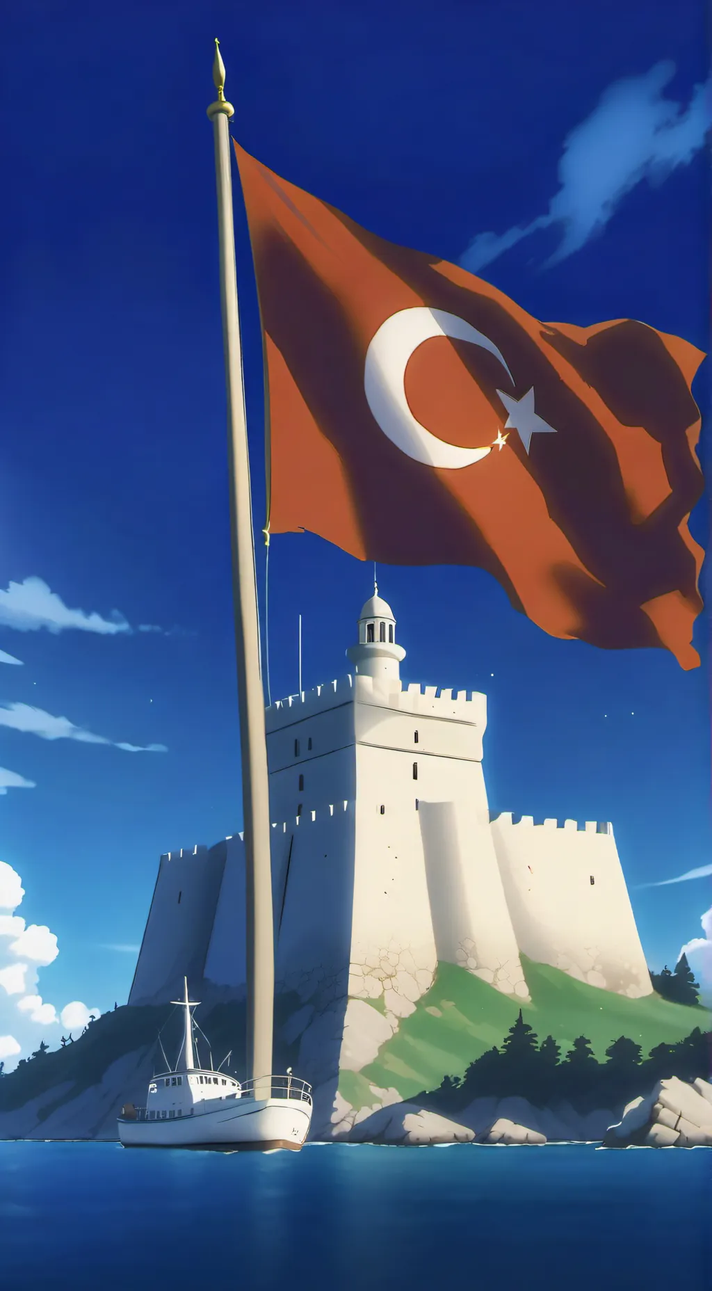 ai character: Turkey background