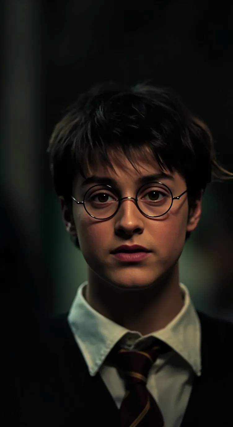 ai character: harry potter  background