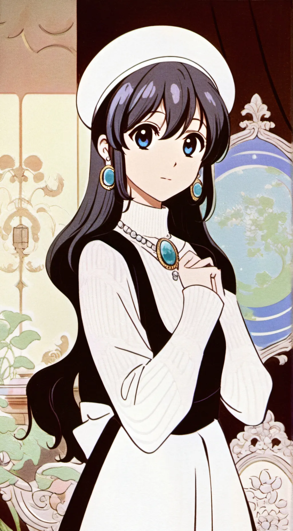 ai character: megumi fille  background
