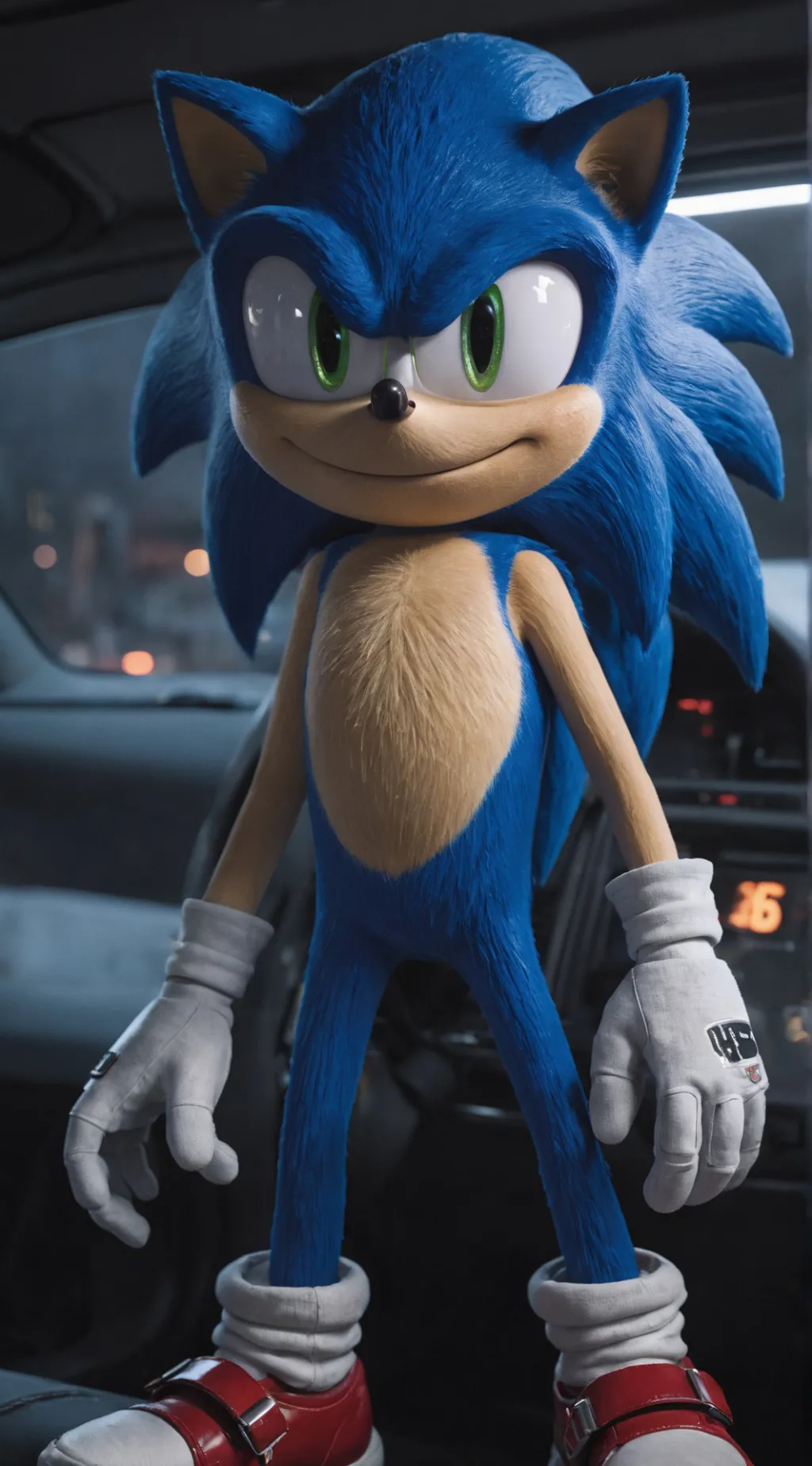 ai character: Sonic 88.6 background