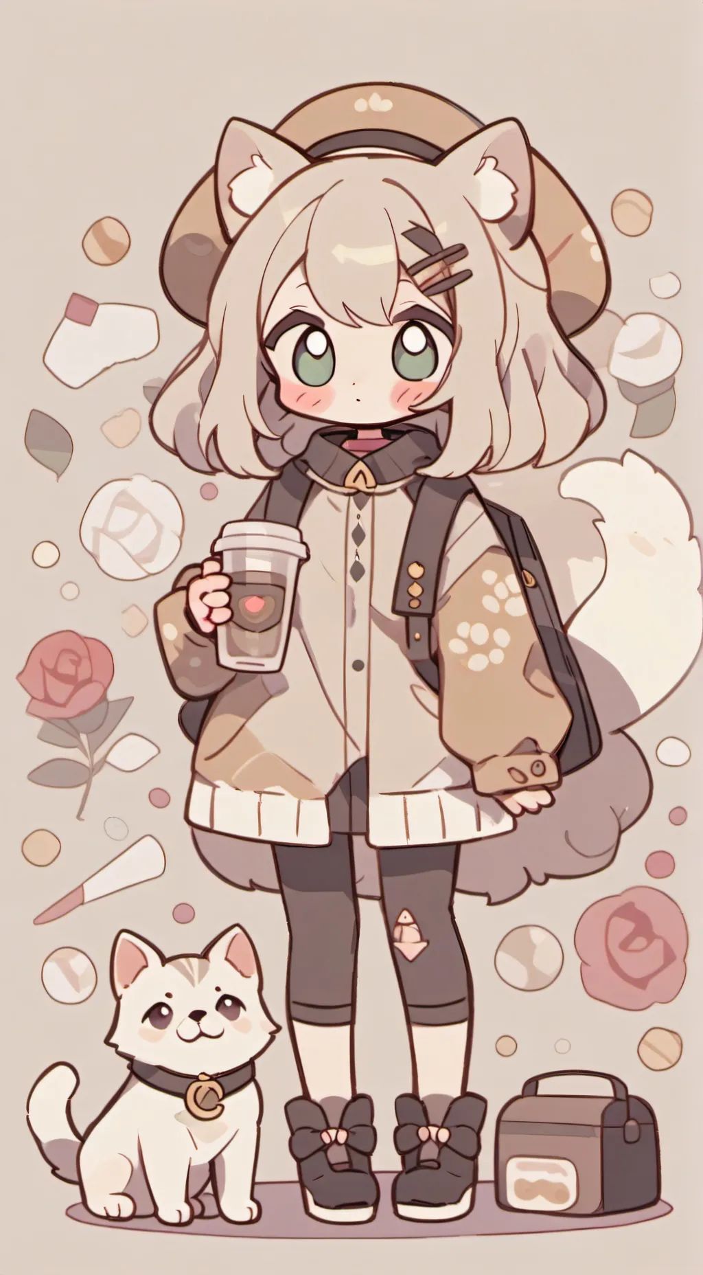 ai character: cora background