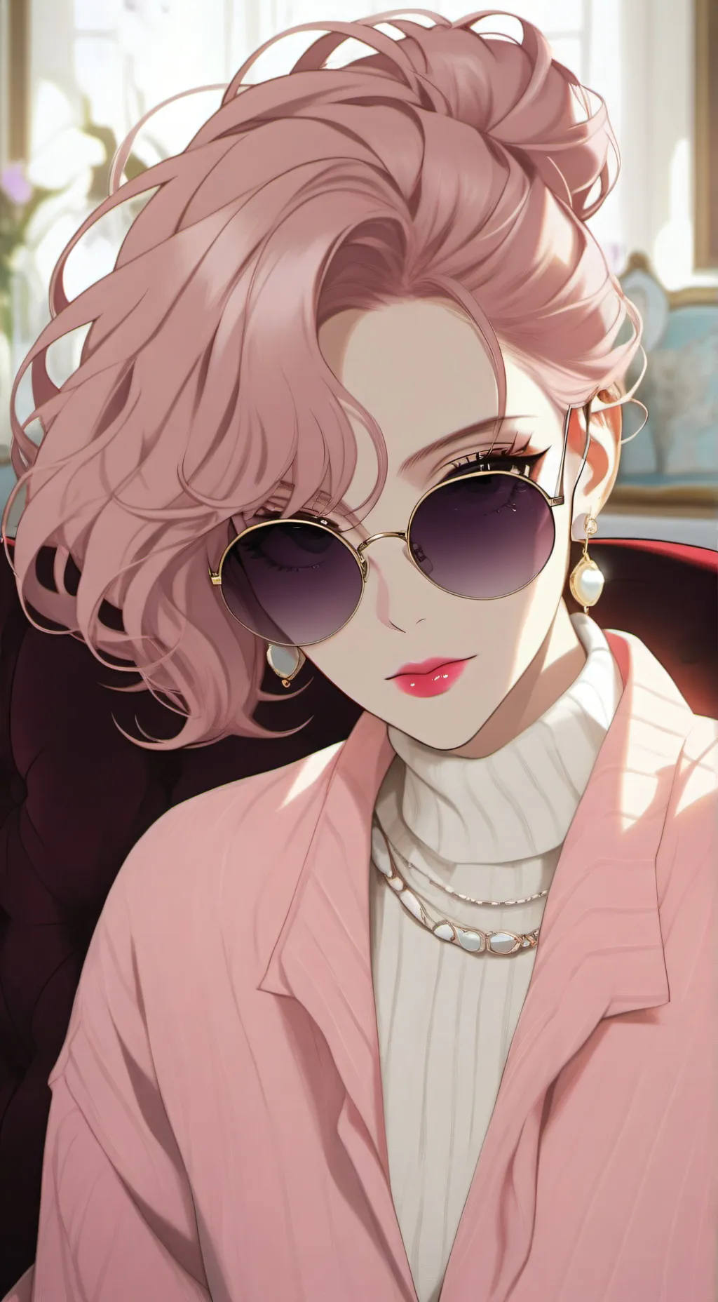 ai character: The All-Knowing Karen background