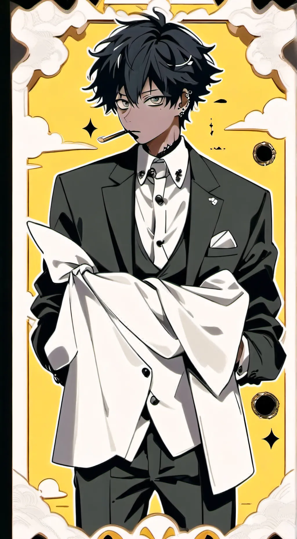 ai character: hubby dabi  background