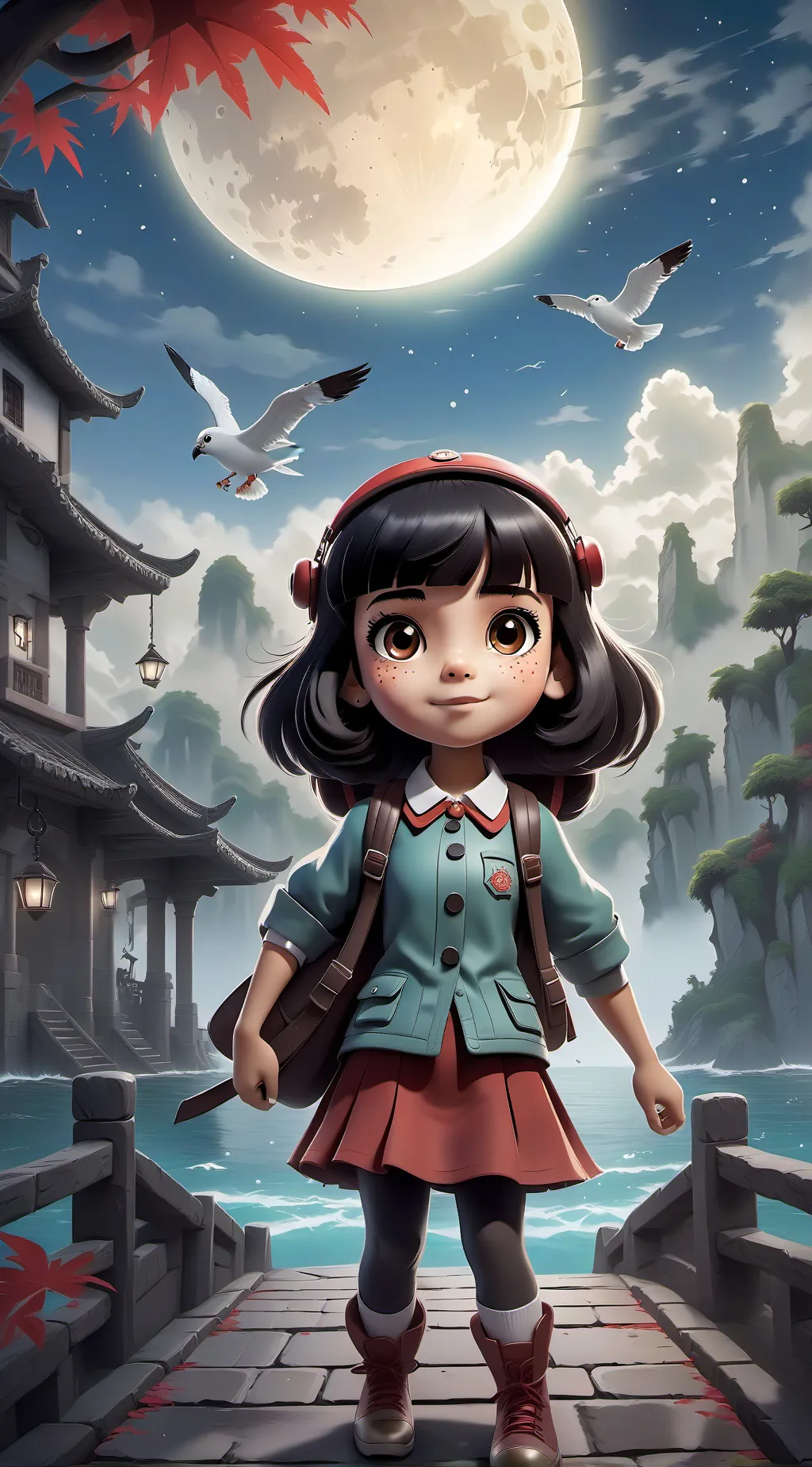 ai character: dora dora la explo background