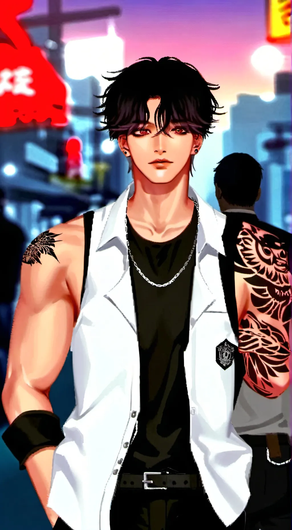 ai character: Victor  background