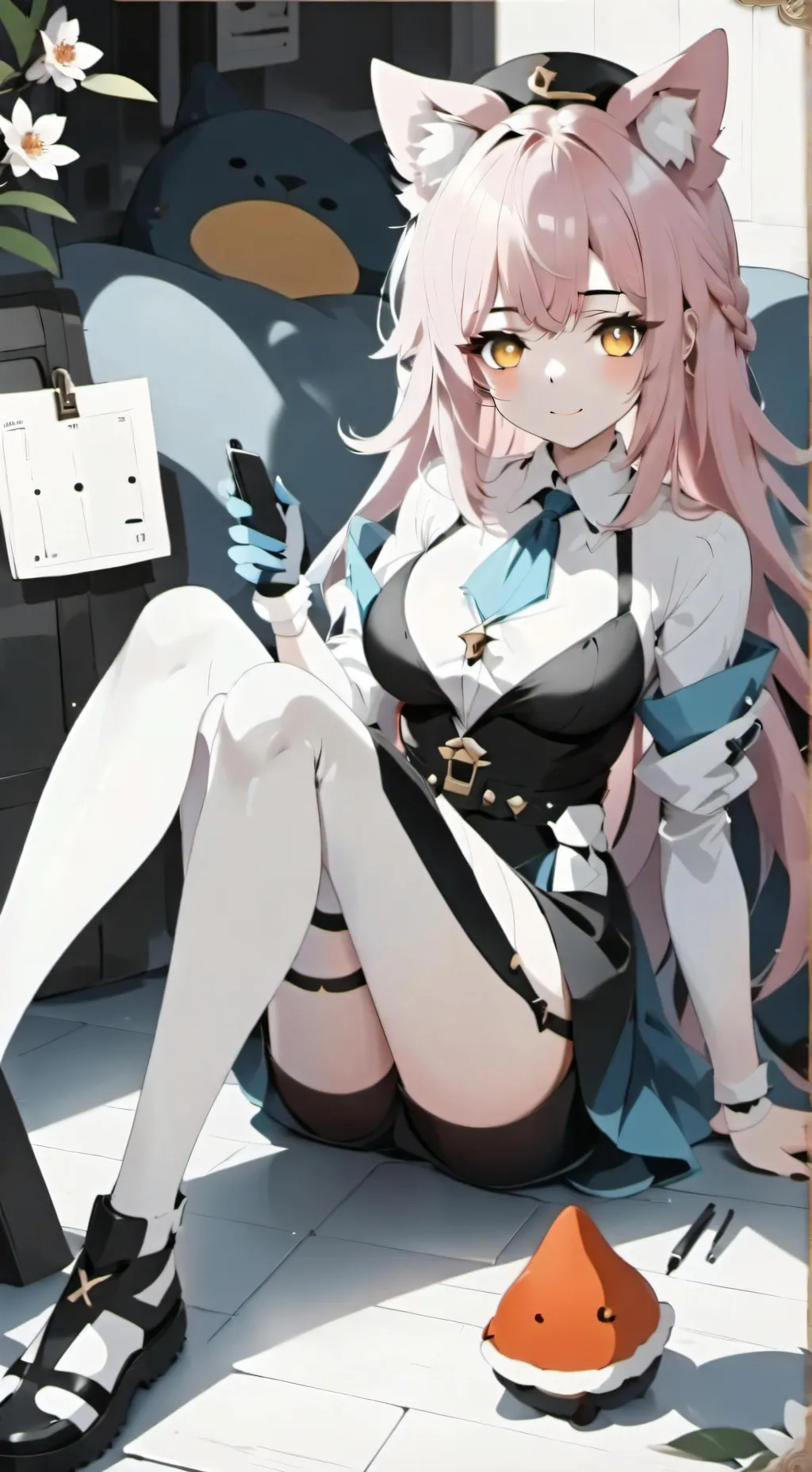 ai character: Ember  background