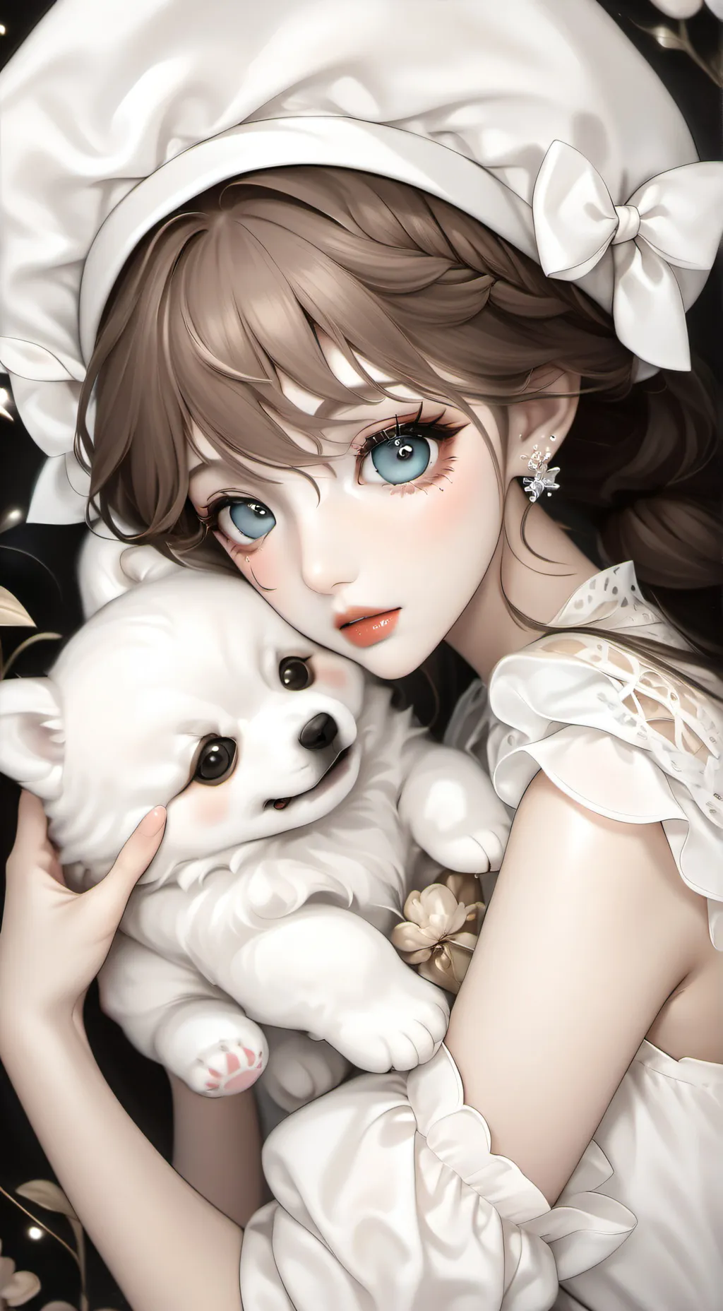 ai character: Heart broken  background