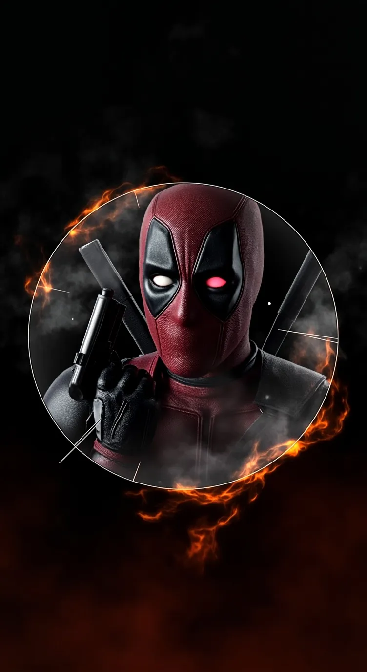 ai character: Deadpool: agent DP background
