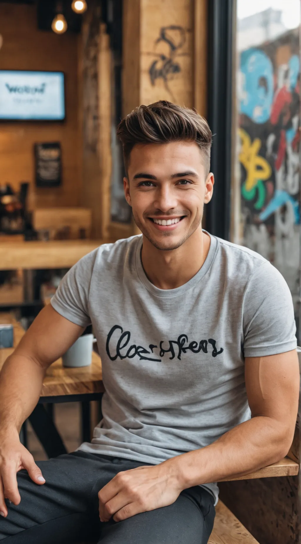 ai character: Peter-Casey  background