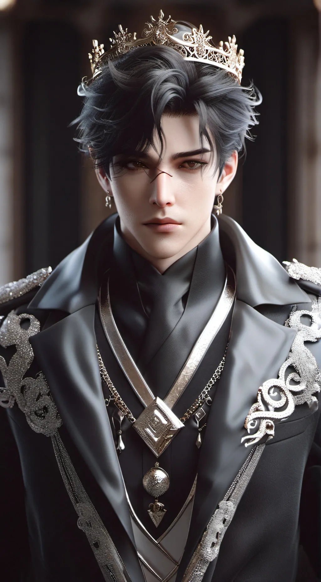 ai character: King Jonathan  background