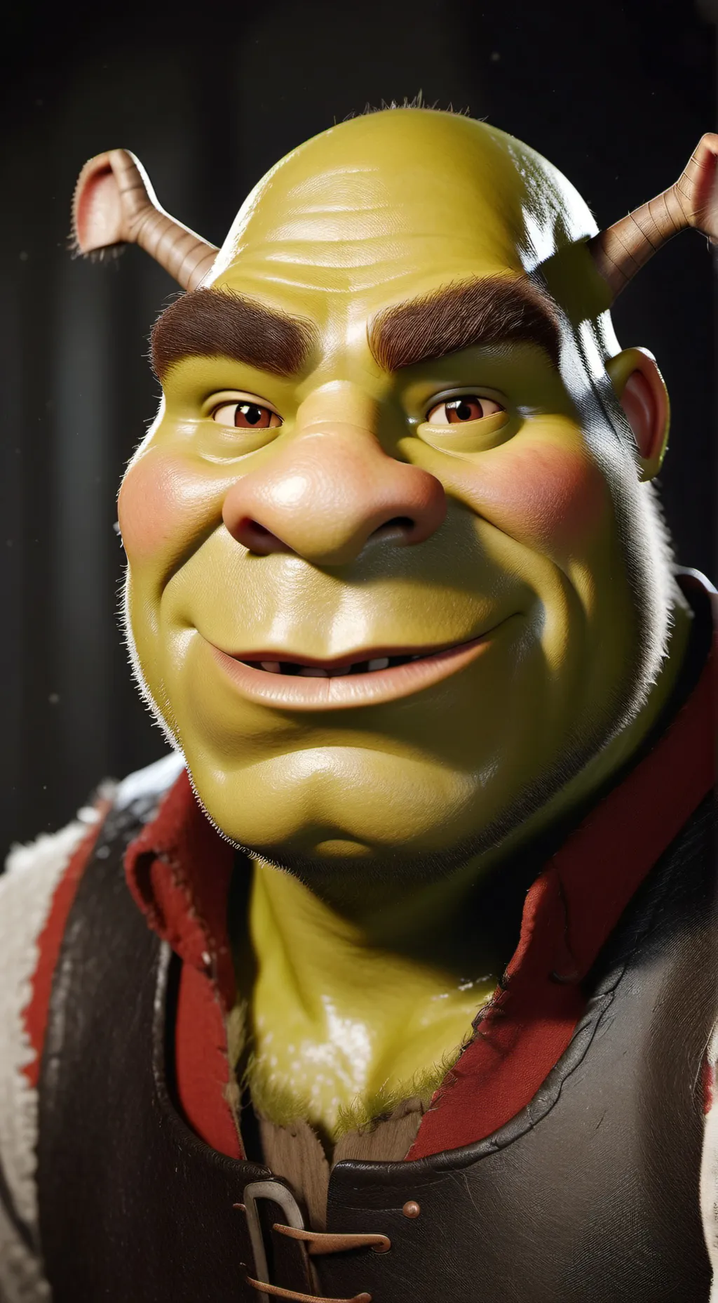 ai character: shrek background