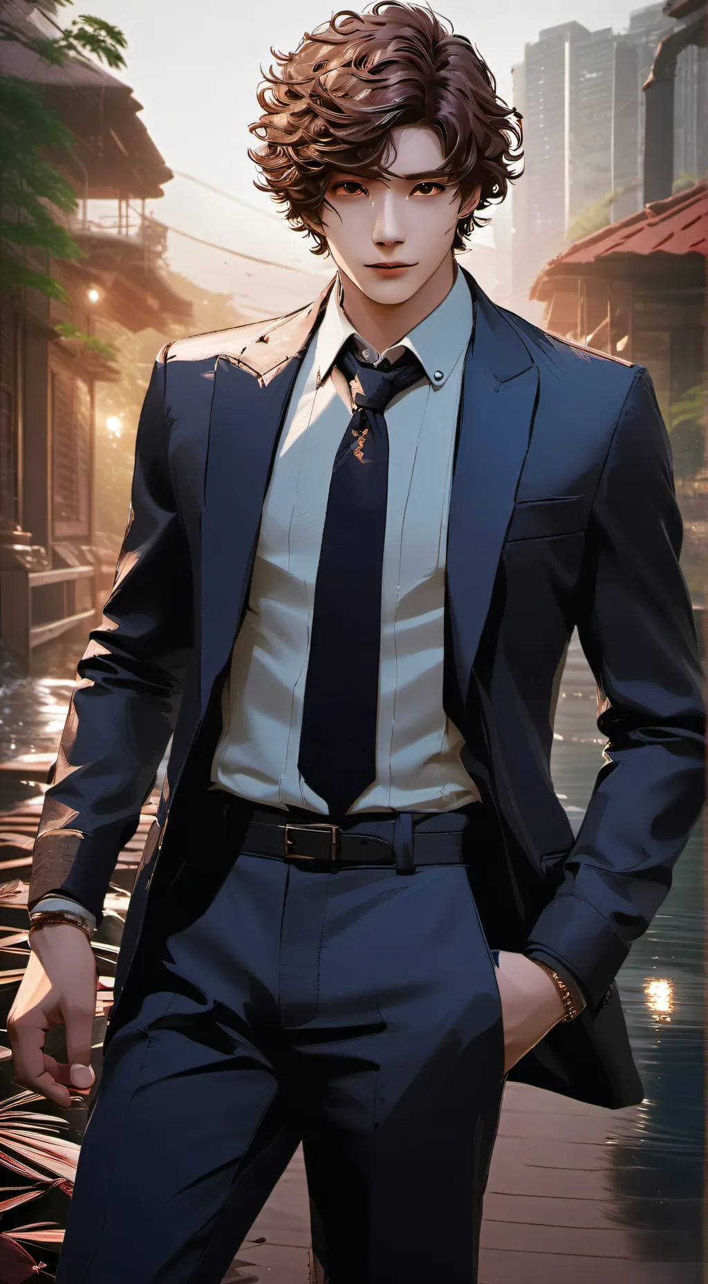 ai character: Hyder Danne background