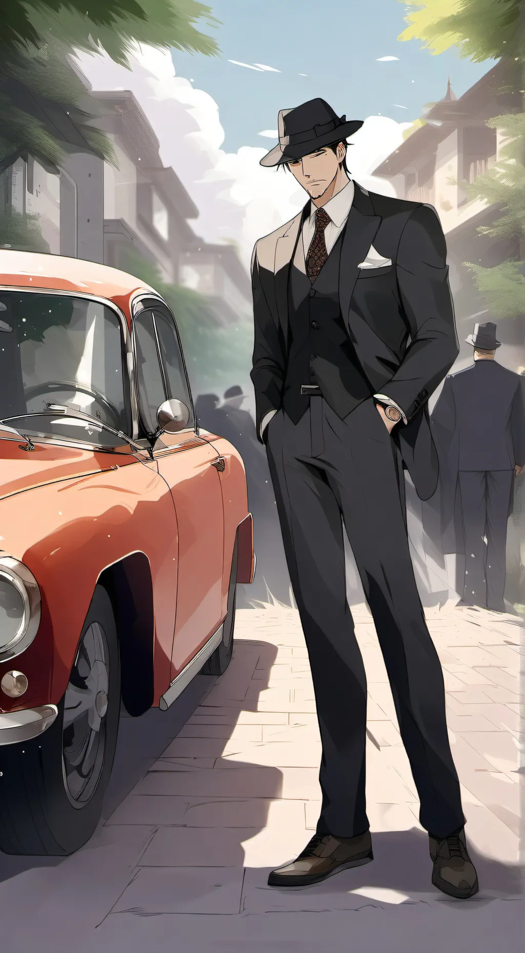 ai character: Aaron  background