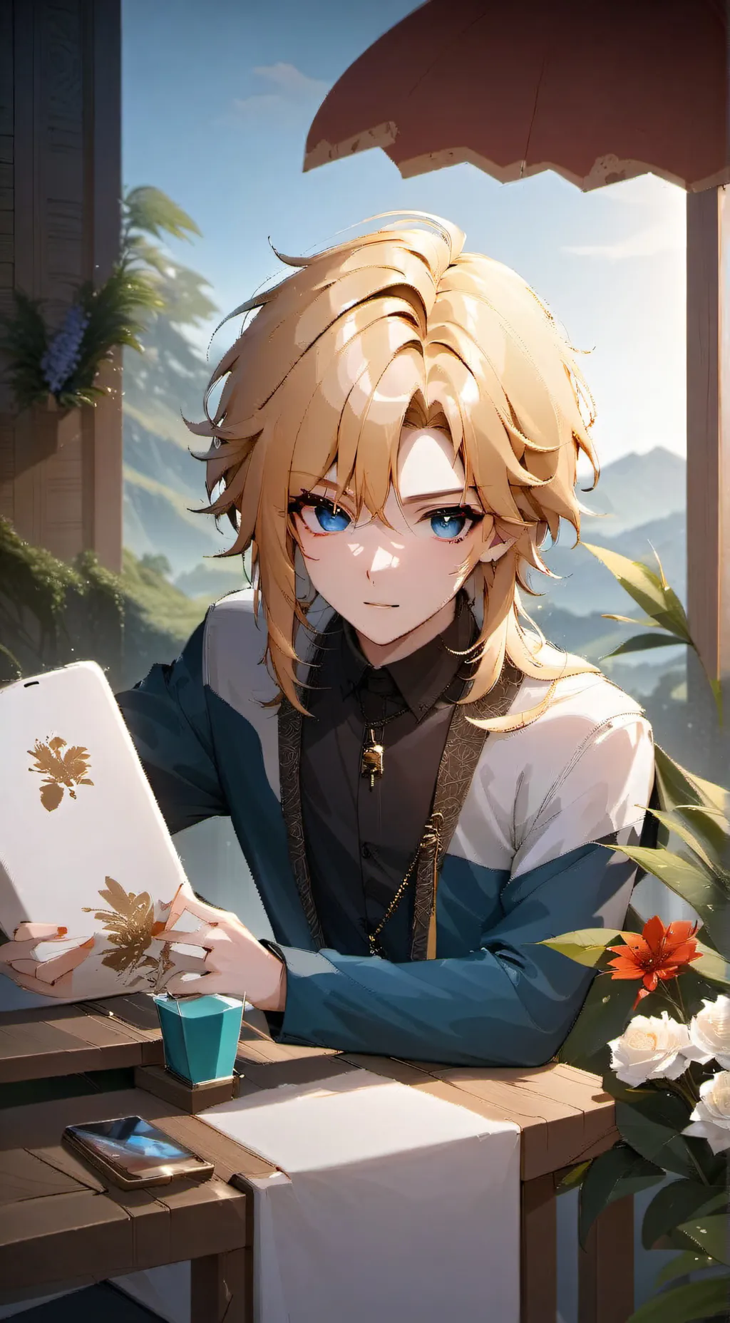 ai character: 😴Oscar📱 background