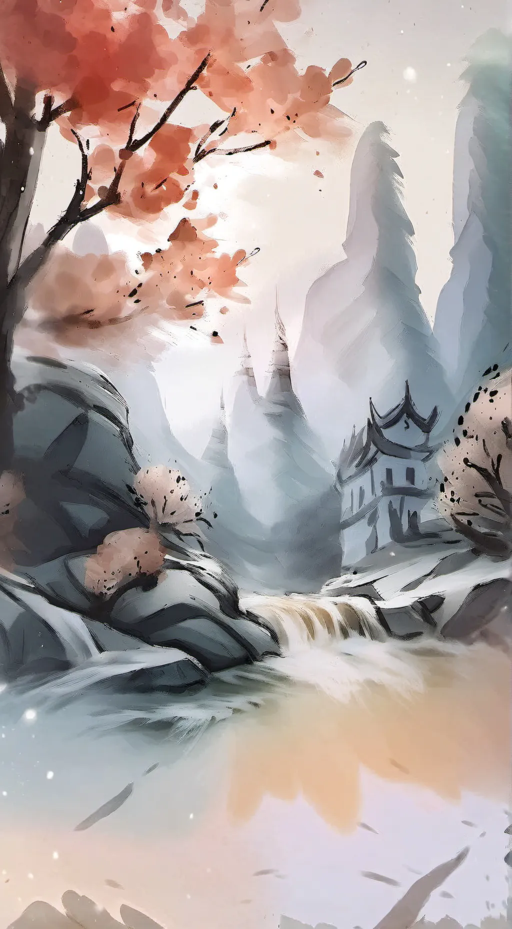 ai character: Creepy city  background