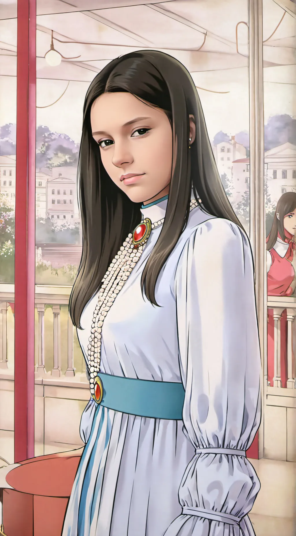 ai character: Adriana Dukic 🕊💔 background