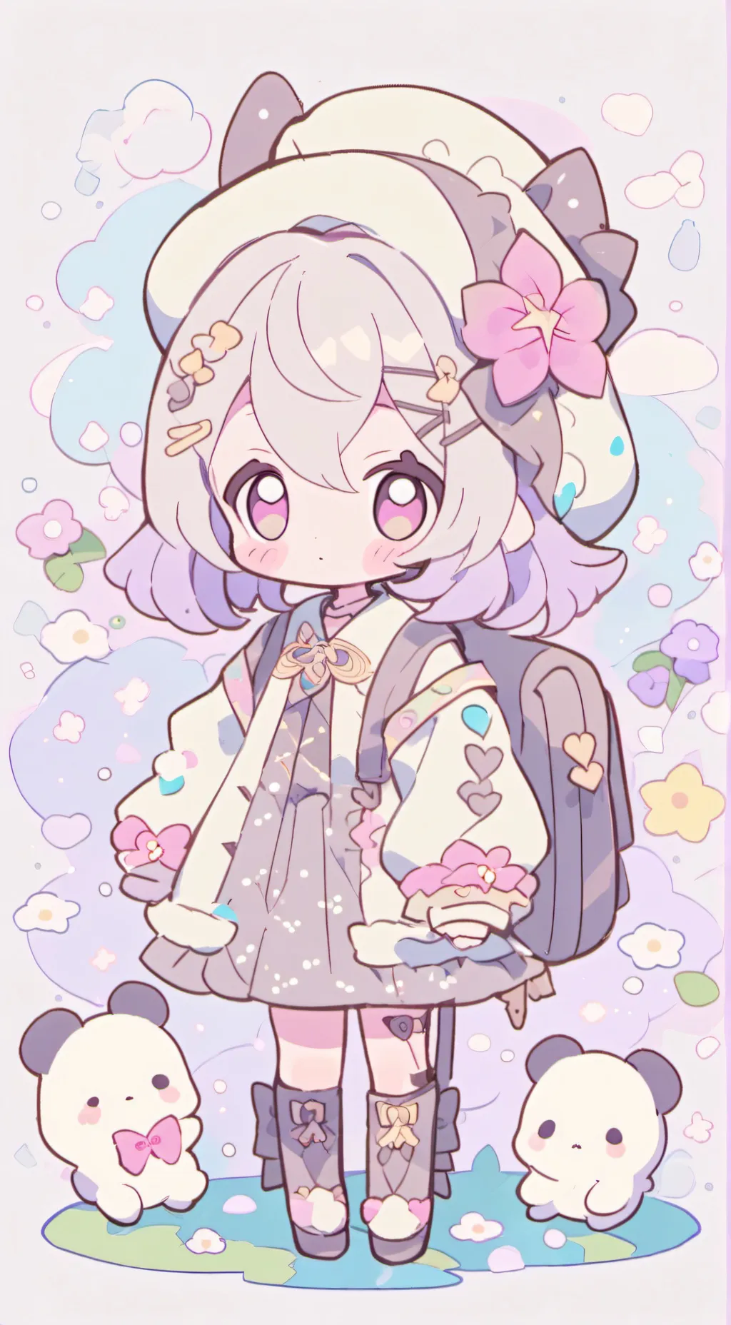 ai character: Sprunki loves u  background