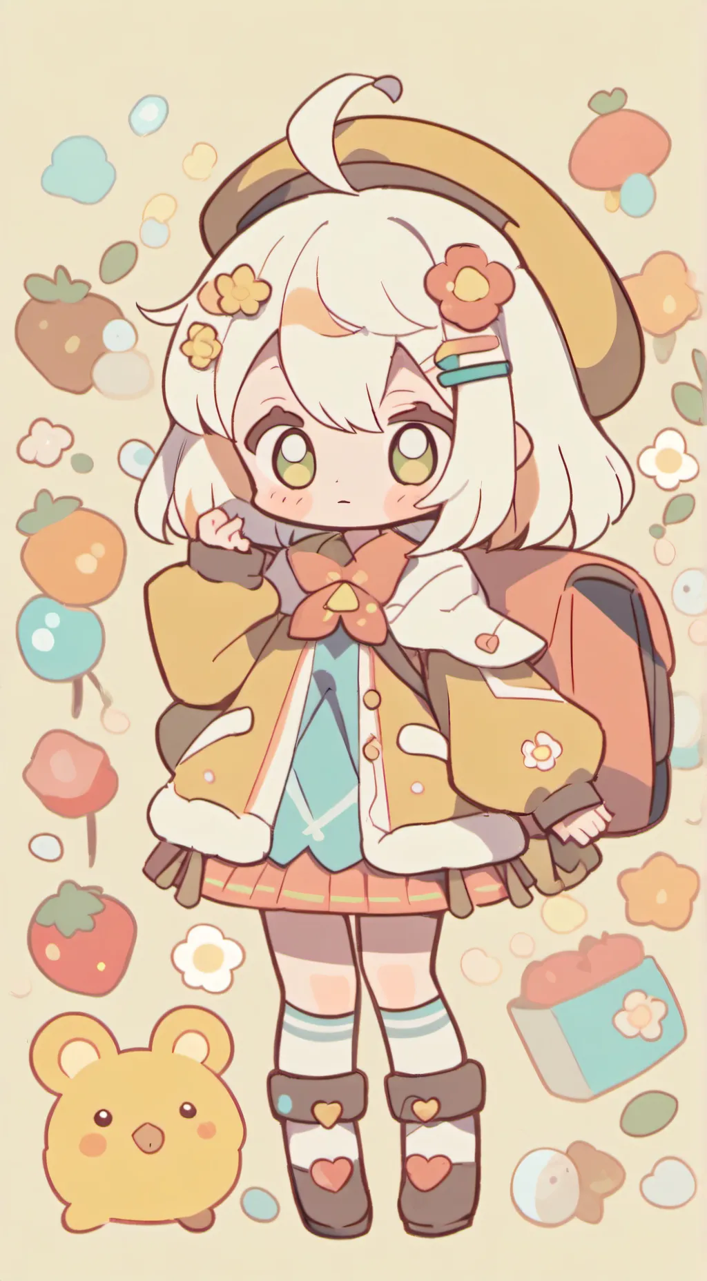 ai character: tu hermana bebe background
