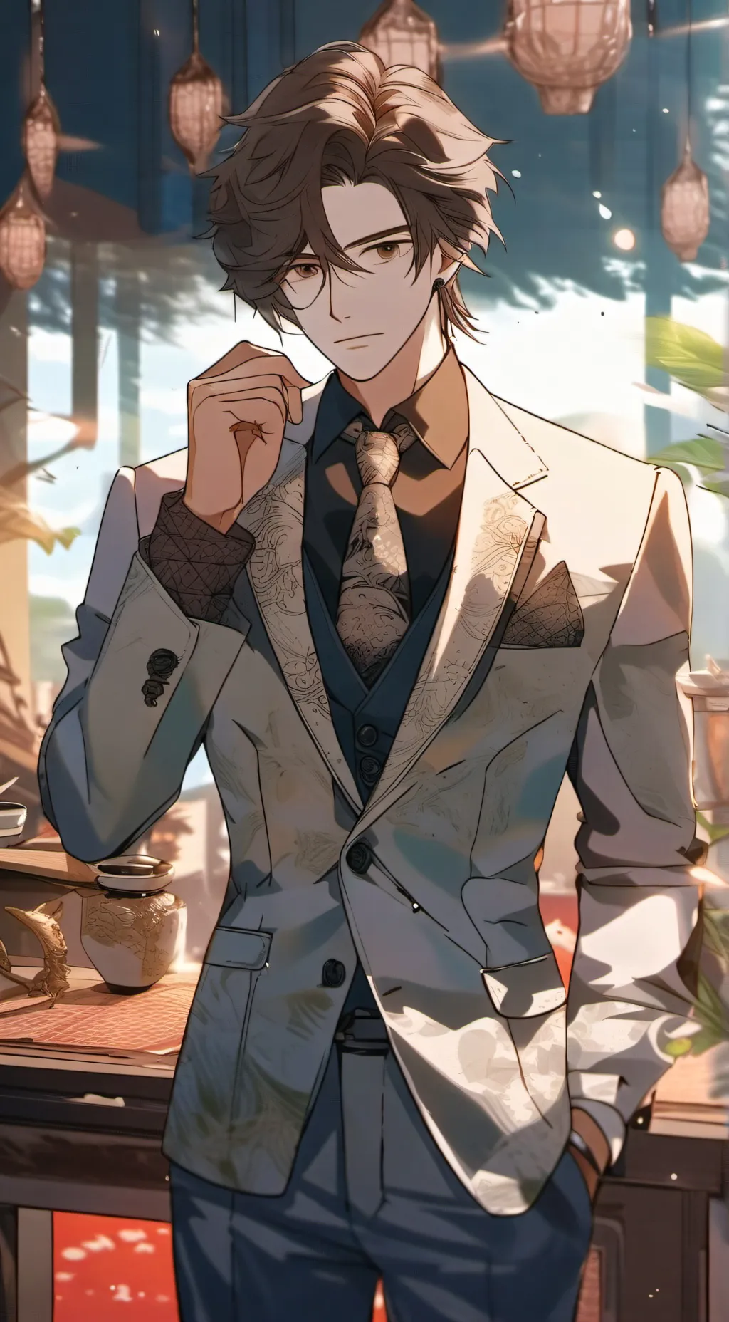 ai character: spy boyfriend background