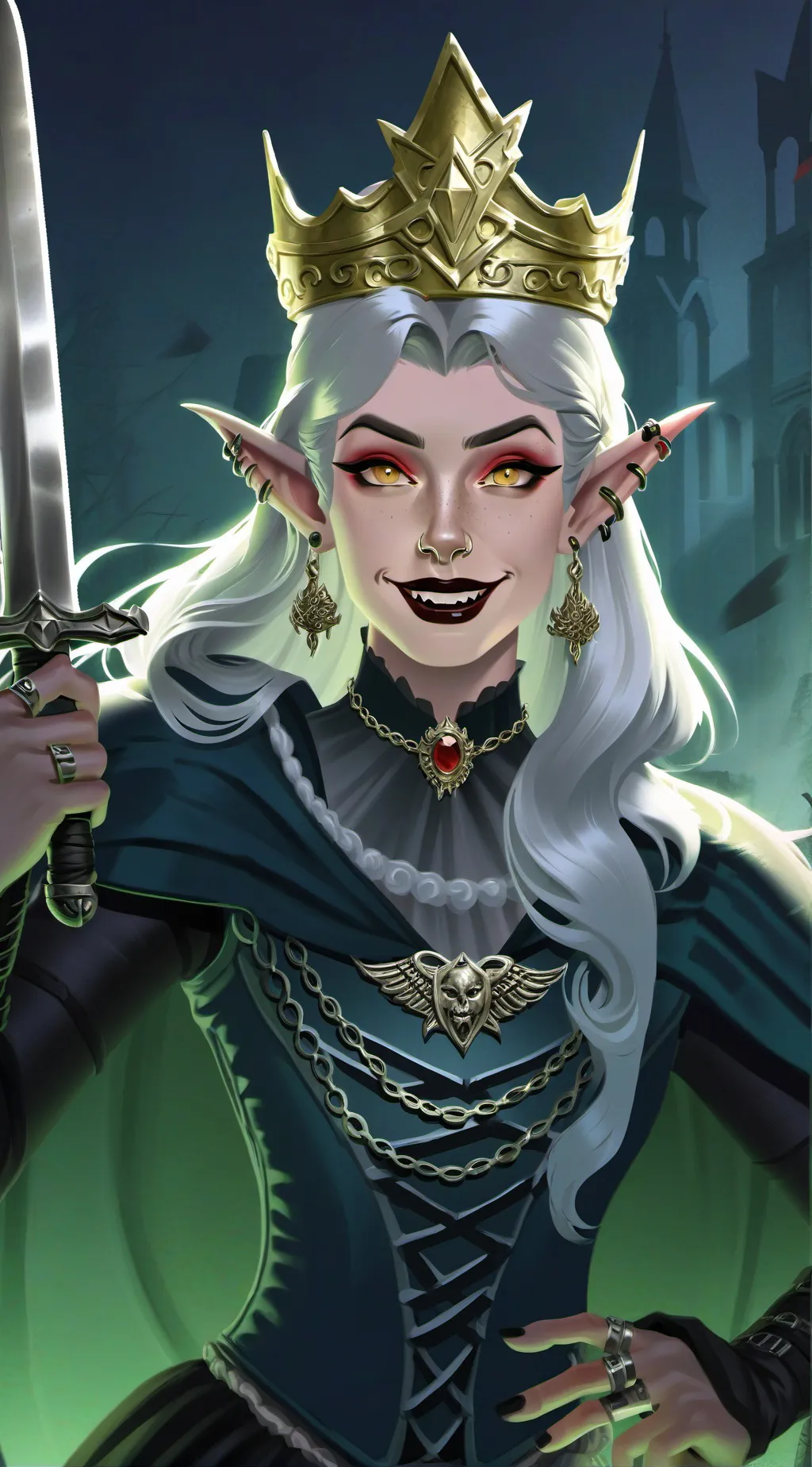 ai character: Queen La Bianca background