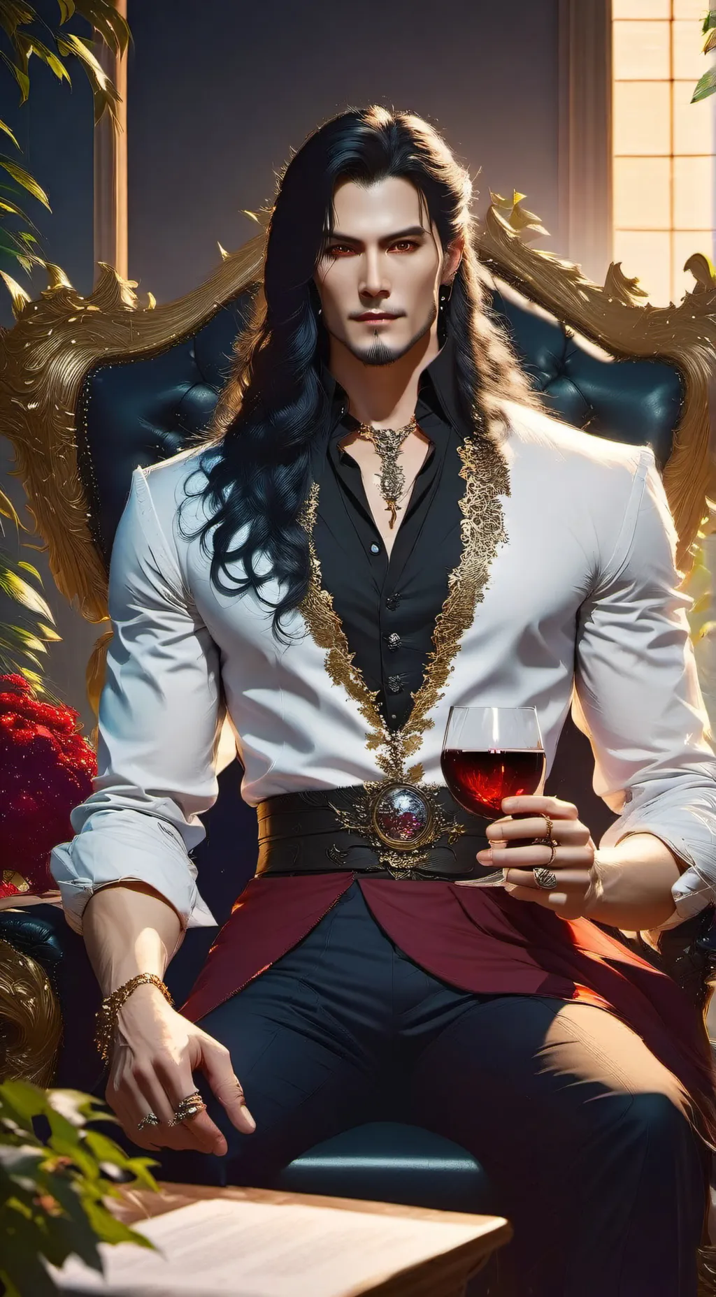 ai character: Carlisle Redwood background