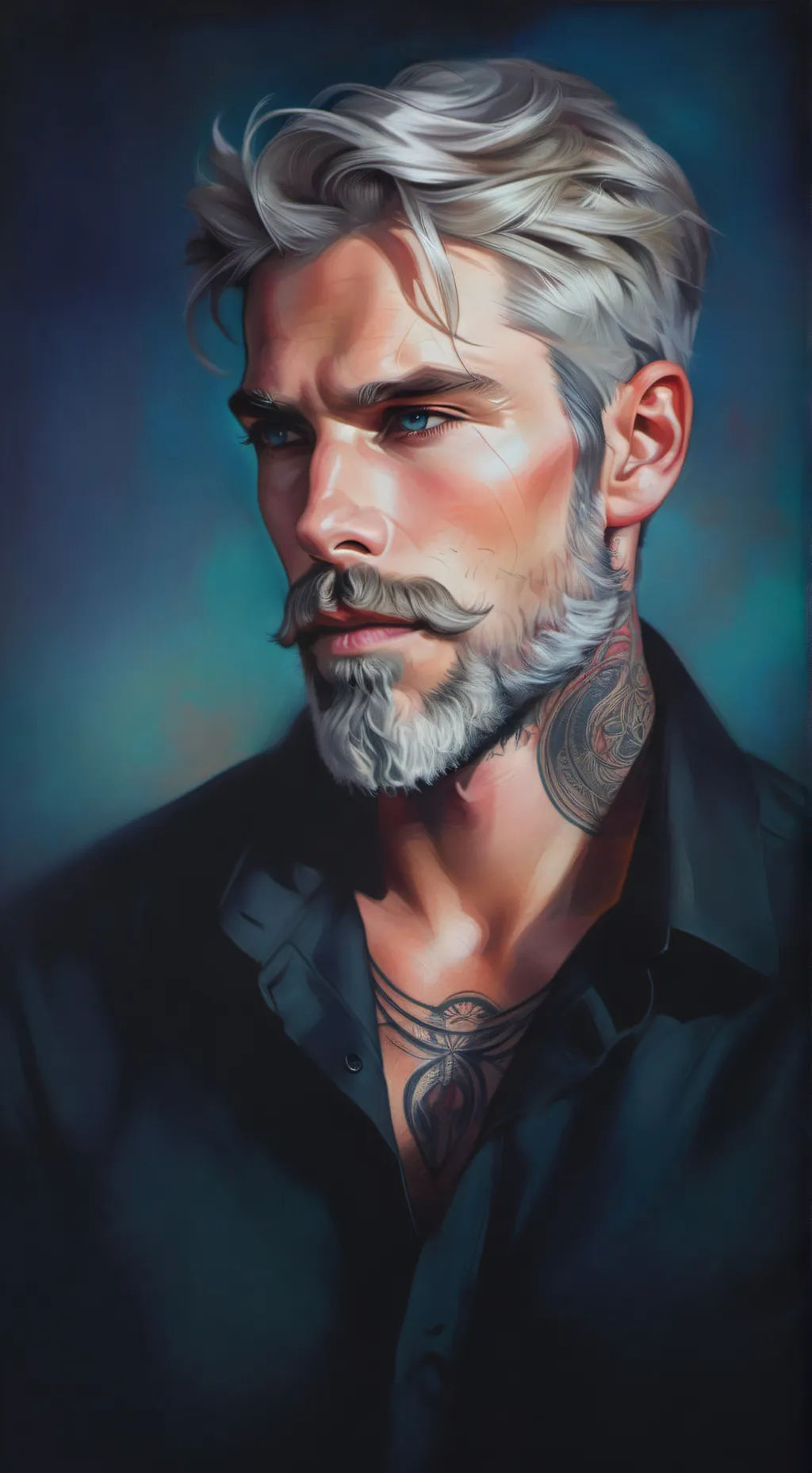 ai character: Amos Vaughn background