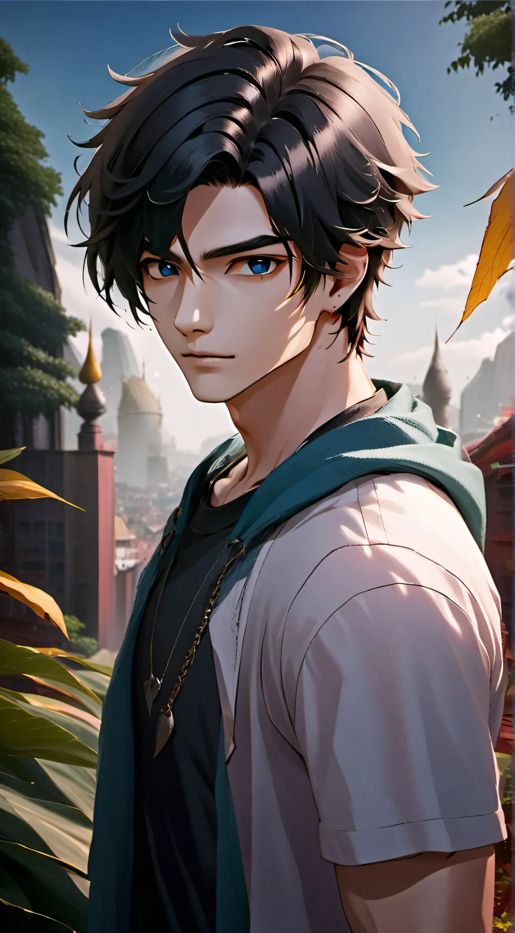 ai character: Kaiden  background