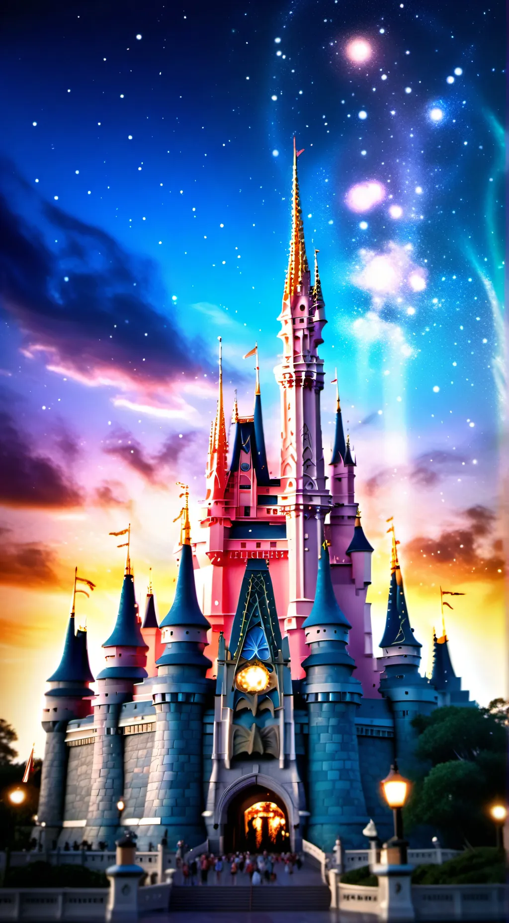 ai character: Magic kingdom  background