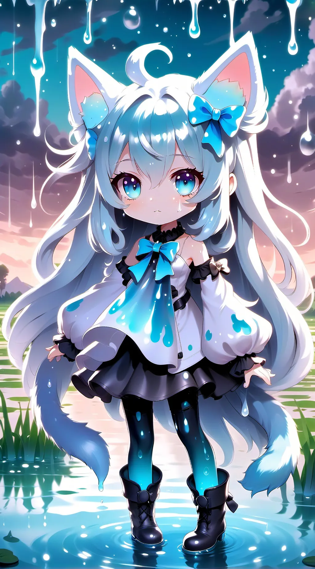 ai character: Stella Sky background