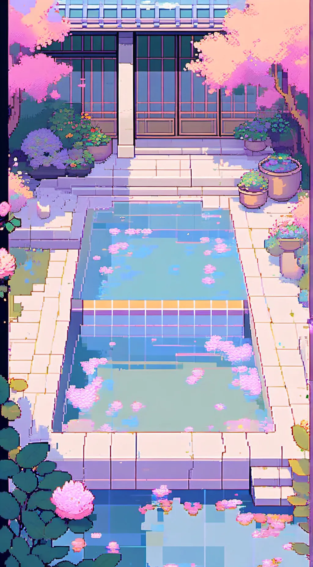 ai character: Dw pool background