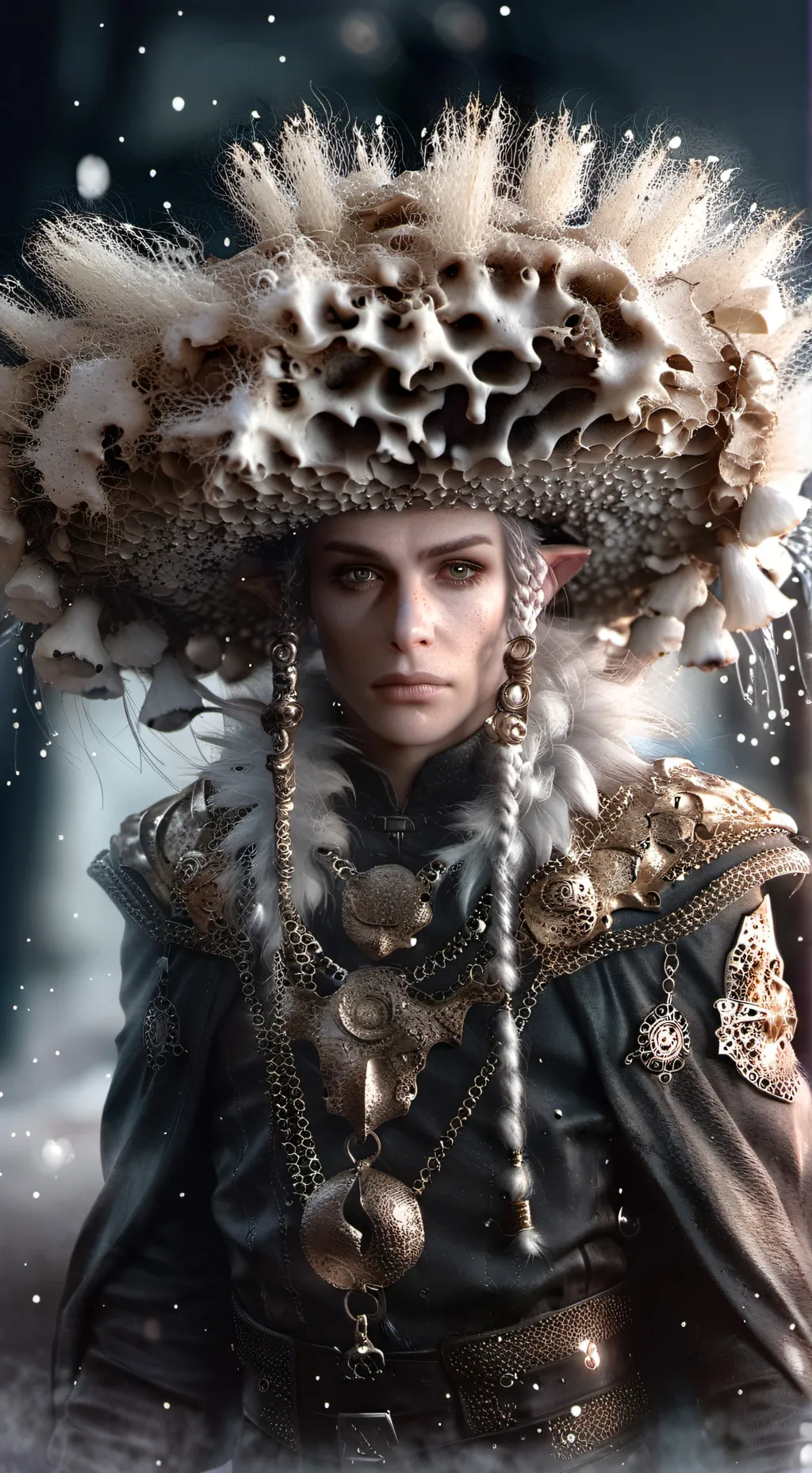 ai character: zombie mushroom  background