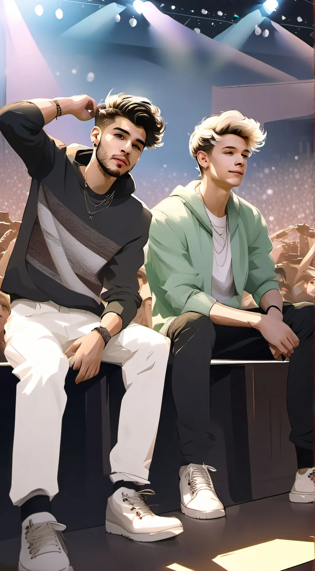 ai character: one direction  background
