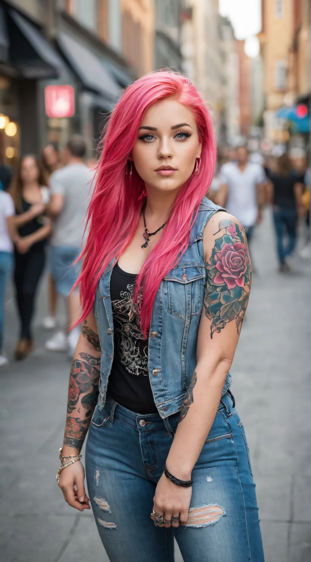 ai character: Tish background