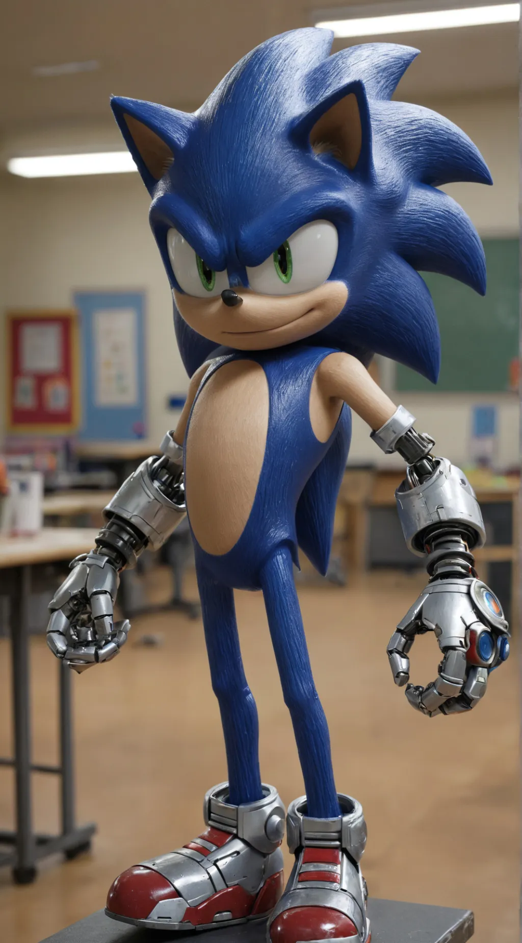 ai character: Sonic background