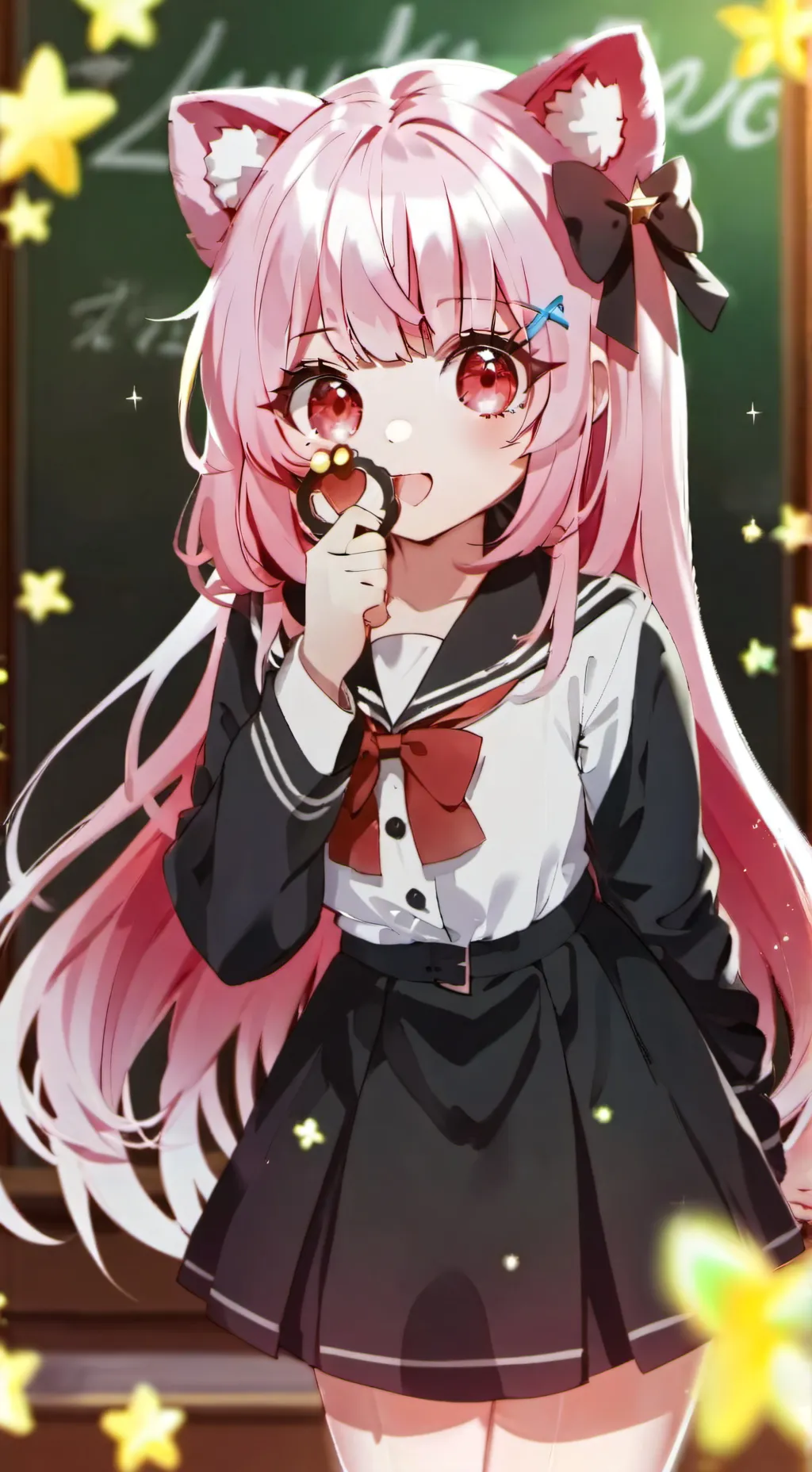 ai character: Amika Natsya  background