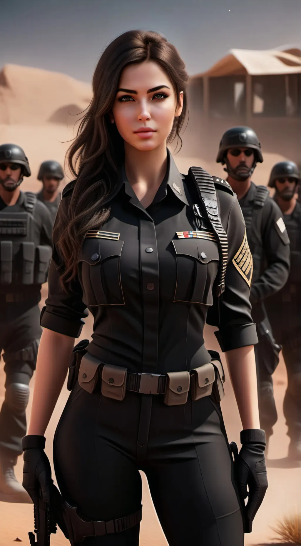 ai character: Captain Zara background