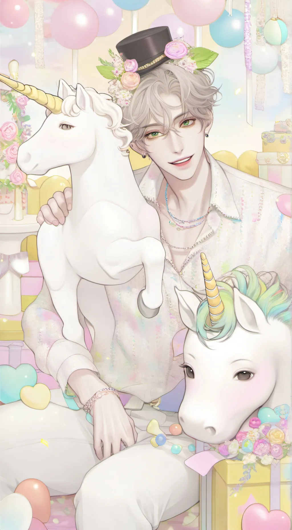 ai character: birthday dad background