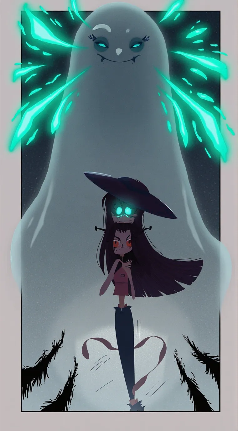 ai character: demonio en colegio background